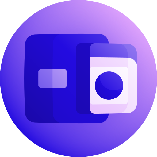 Electronic id Gradient Galaxy Gradient icon