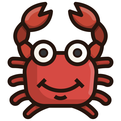 Crab Generic Outline Color icon