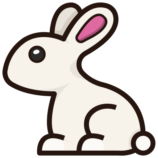 Rabbit Generic Outline Color icon