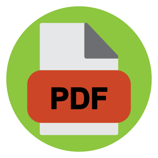 ficheiro pdf Generic Flat Ícone