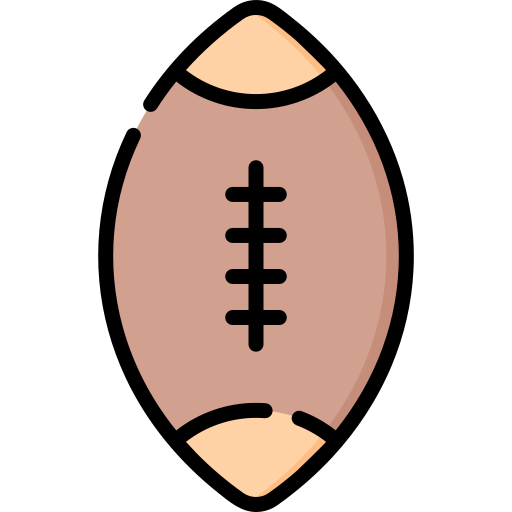 ballon de rugby Special Lineal color Icône