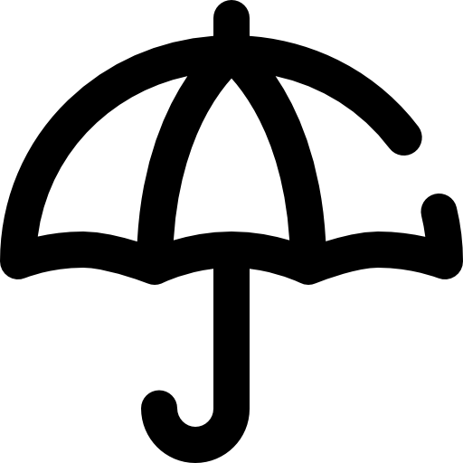 우산 Super Basic Omission Outline icon