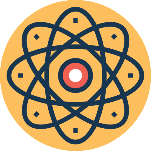 atómico Prosymbols Lineal Color icono