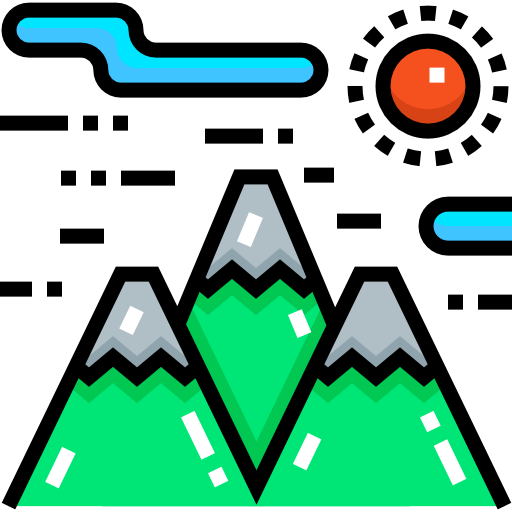 góra Detailed Straight Lineal color ikona