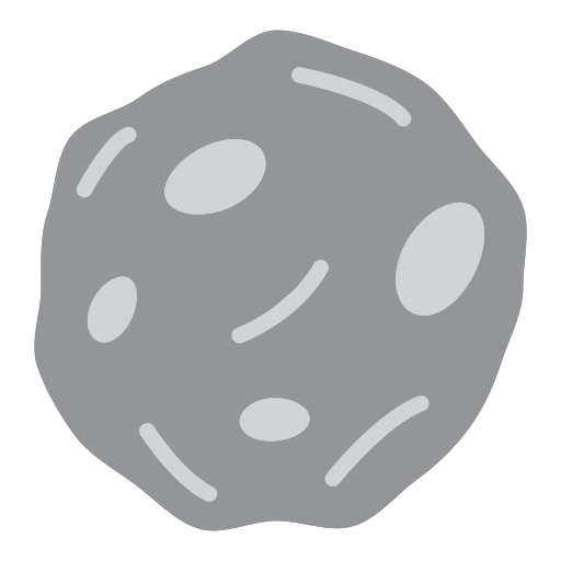 Asteroid Generic Flat icon