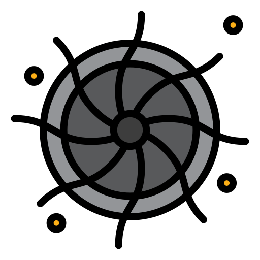 czarna dziura Generic Outline Color ikona