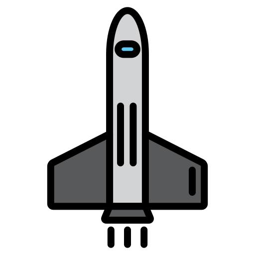 Space shuttle Generic Outline Color icon