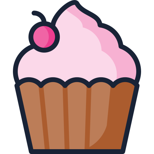 cupcake Generic Outline Color icon