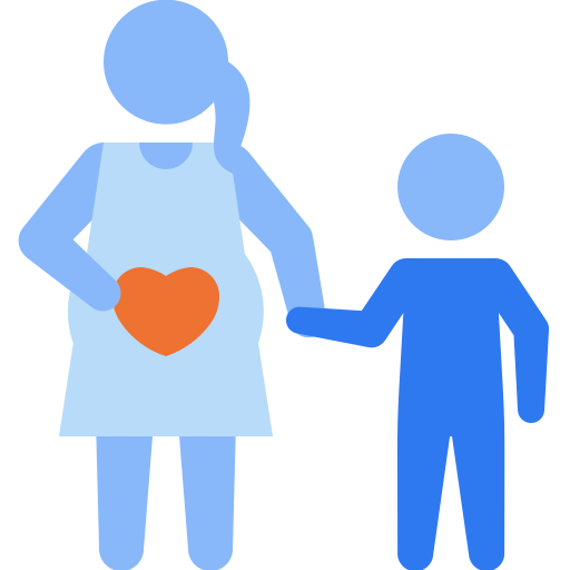 Mother and son Generic Flat icon
