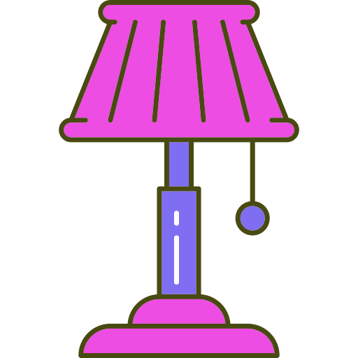 フロアランプ Generic Outline Color icon