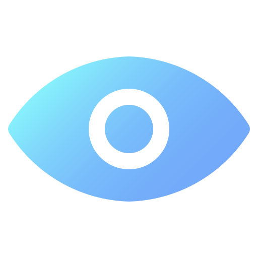 Eye Generic Flat Gradient icon