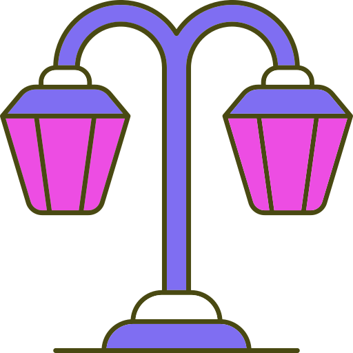 Street light Generic Outline Color icon