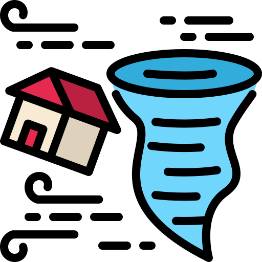 Tornado Generic Outline Color icon