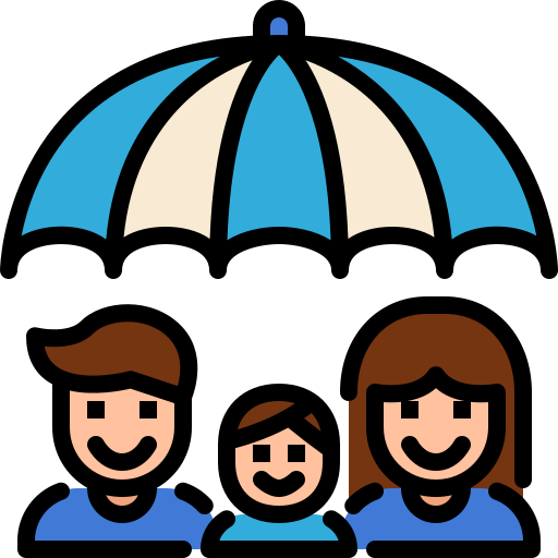 가족 보험 Generic Outline Color icon