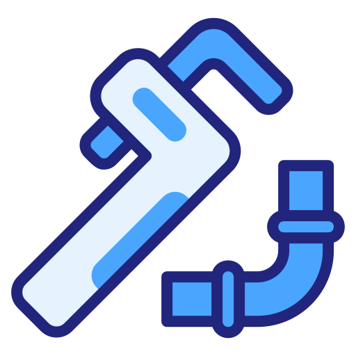 Pipe wrench Generic Blue icon