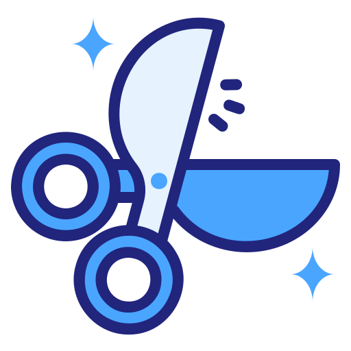 Ножницы Generic Blue иконка