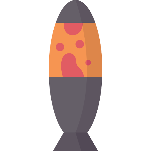 lámpara de lava Amethys Design Flat icono