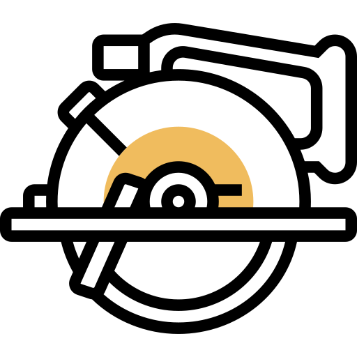 sierra circular Meticulous Yellow shadow icono