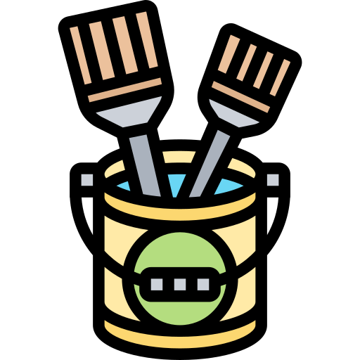 Paintbrush Meticulous Lineal Color icon