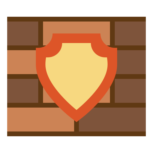 Firewall Payungkead Flat icon