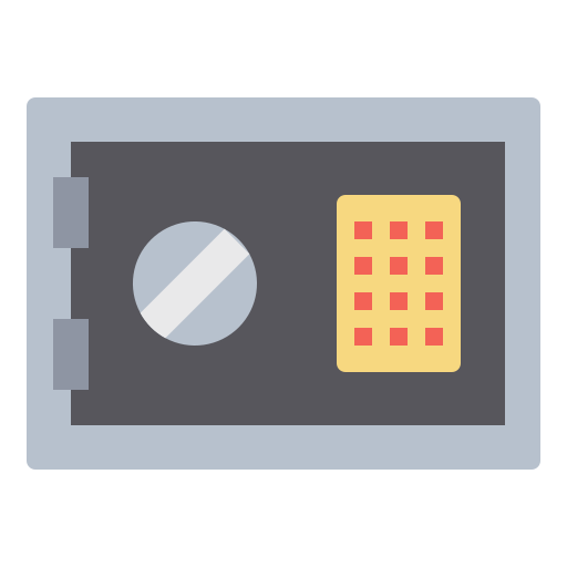 sicherheitsbox Payungkead Flat icon