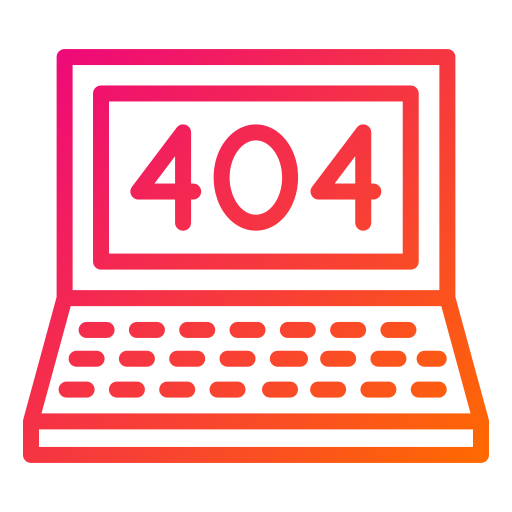 error 404 Generic Gradient icono