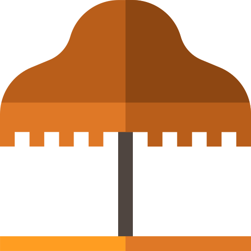 ombrellone da spiaggia Basic Straight Flat icona