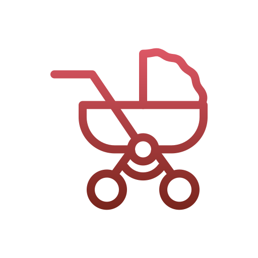 Baby stroller Generic Gradient icon