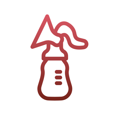 extractor de leche Generic Gradient icono