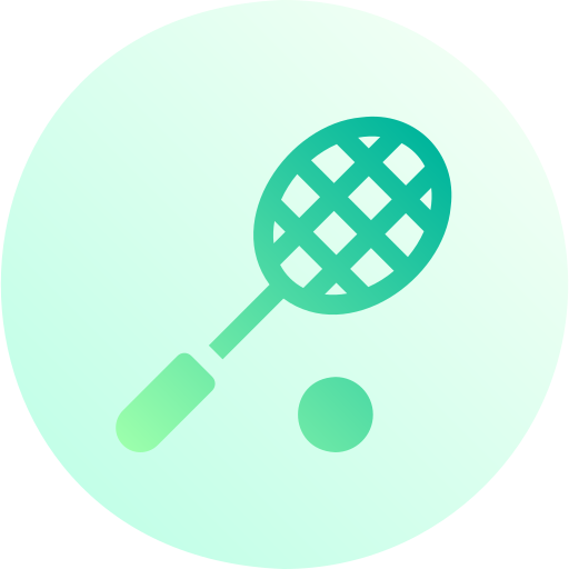 racket Basic Gradient Circular icoon