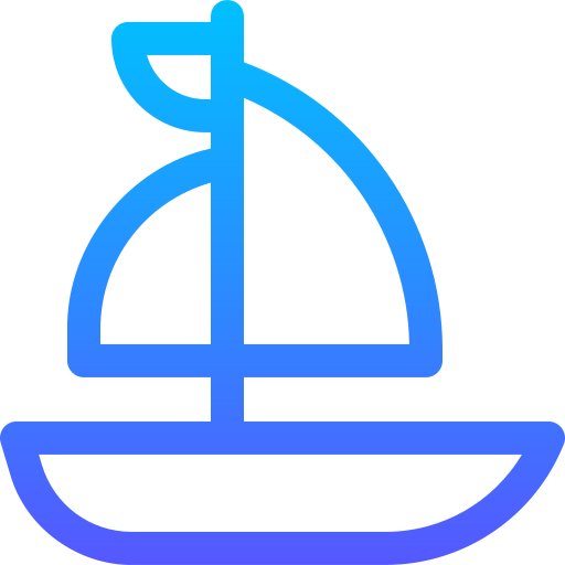 ボート Basic Gradient Lineal color icon