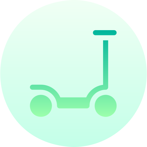 Scooter Basic Gradient Circular icon