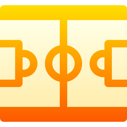 voetbalveld Basic Gradient Gradient icoon