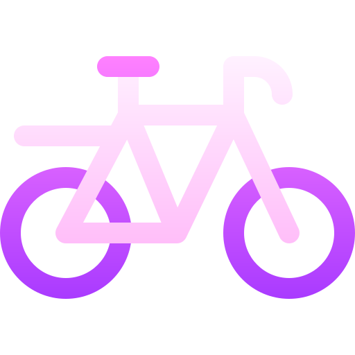 fiets Basic Gradient Gradient icoon