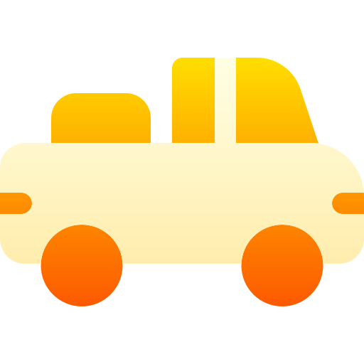 pick-up vrachtwagen Basic Gradient Gradient icoon