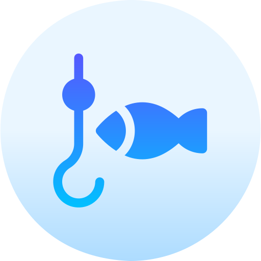 어업 Basic Gradient Circular icon