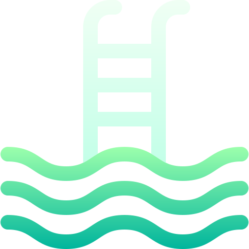 zwembad Basic Gradient Gradient icoon