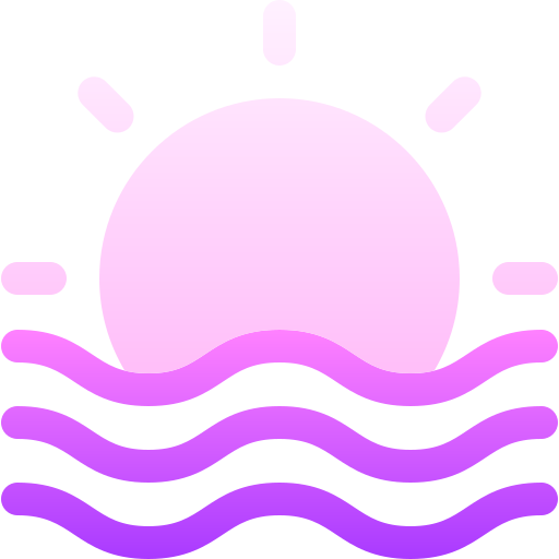 바다 Basic Gradient Gradient icon