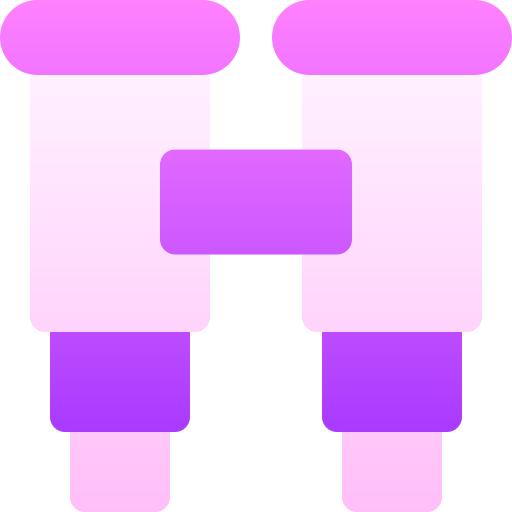 binóculos Basic Gradient Gradient Ícone