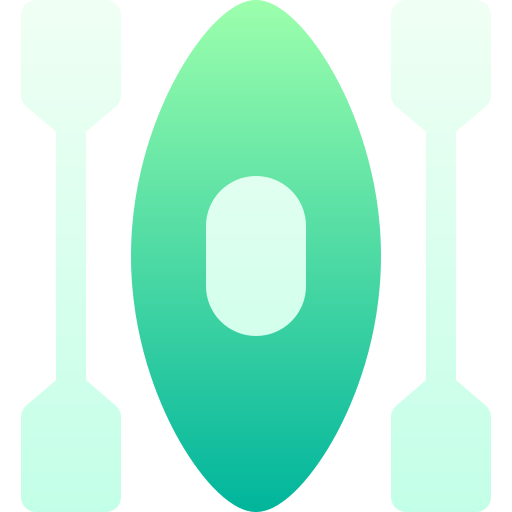 カヤック Basic Gradient Gradient icon