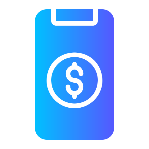 Online money Generic Glyph icon