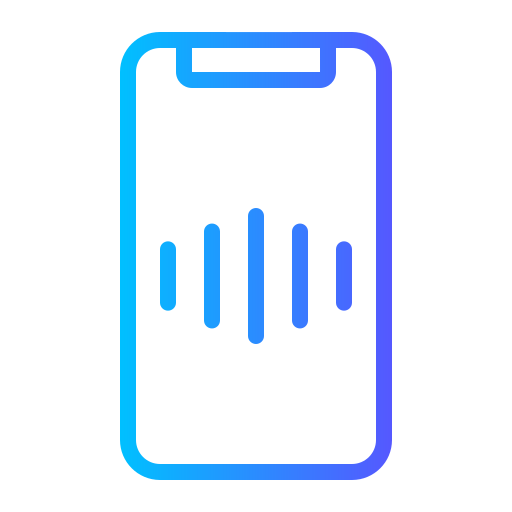 assistente vocale Generic Gradient icona