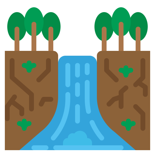 waterval Generic Flat icoon