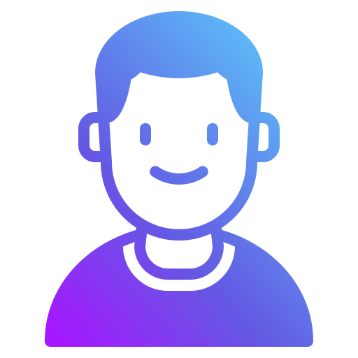 Man Generic Flat Gradient icon