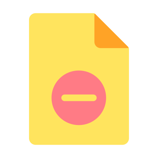 문서 삭제 Generic Flat icon
