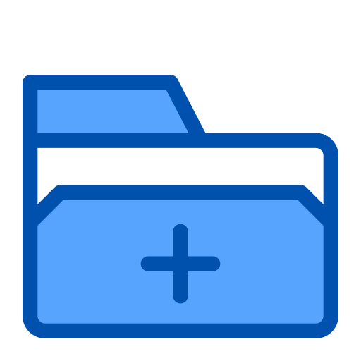 dodaj folder Generic Blue ikona