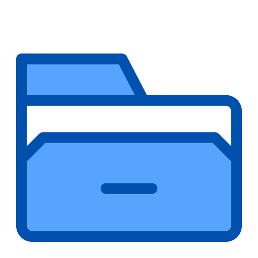usunięty folder Generic Blue ikona