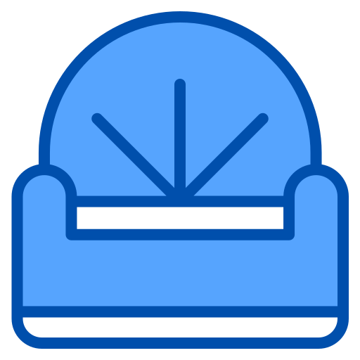 Armchair Generic Blue icon