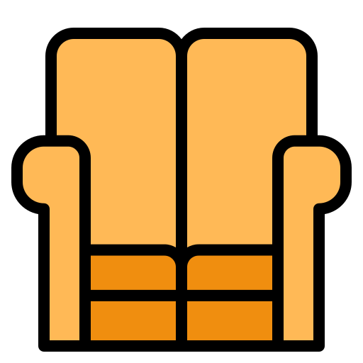sofa Generic Outline Color ikona