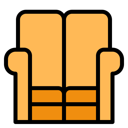 Sofa Generic Outline Color icon